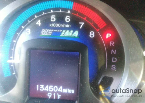 2010 Honda Insight Ex из США, поврежденный, VIN JHMZE2H7XAS030875